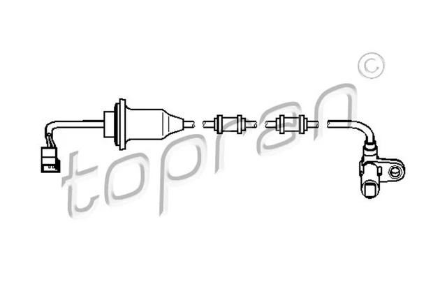 Sensore Topran ABS numero ruota 401 549 posteriore destro per Mercedes classe W220 280