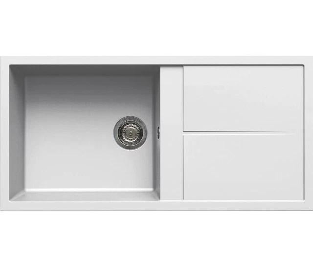 Elleci Unico 480 G68 Aufsatzwanne Rechteckig Granitek