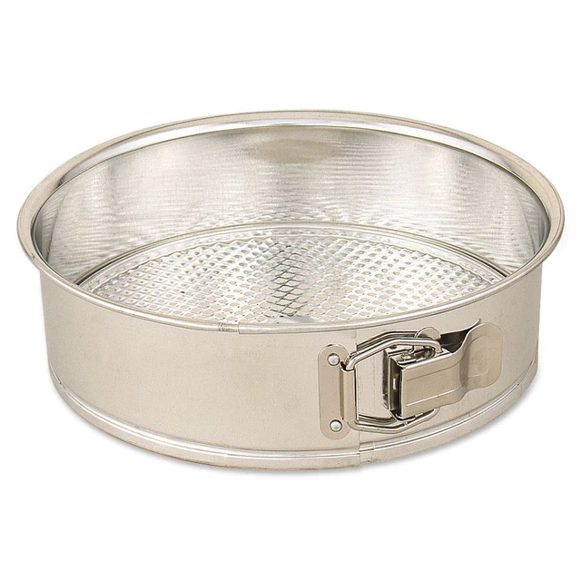 Browne Foodservice 746073 Polished Tin 9.25" Spring Form Cake Pan