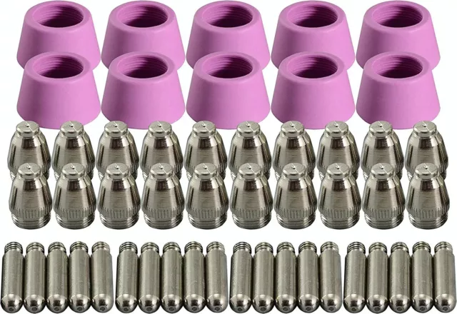 SG-55 AG-60 Plasma Cutter Plasma Cutting Consumables Nozzle Tips 1.2mm 60A 50pcs