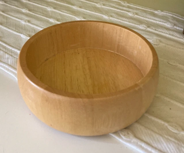 IKEA HULTET DEKO Obstschale Bambus 30 cm flach Schale rund Teller Holz EUR  7,70 - PicClick DE