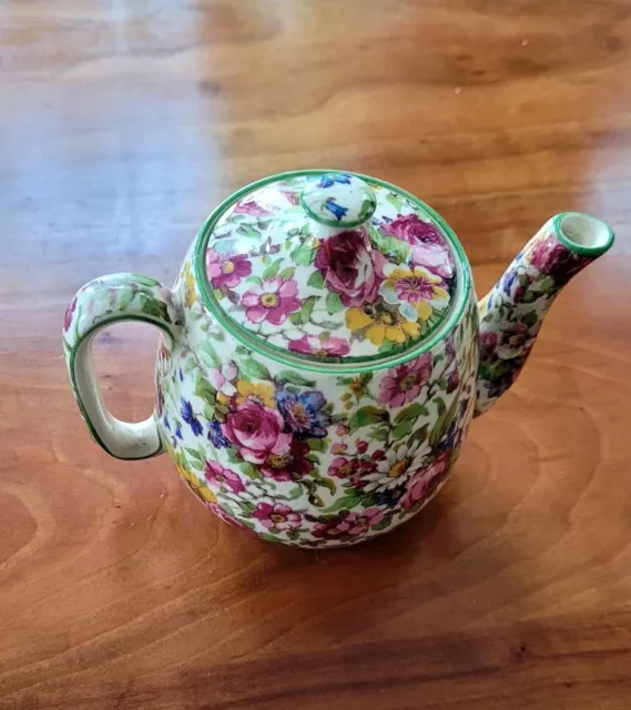 Royal Winton Chintz Summertime  Individual Breakfast Countess Teapot & Lid