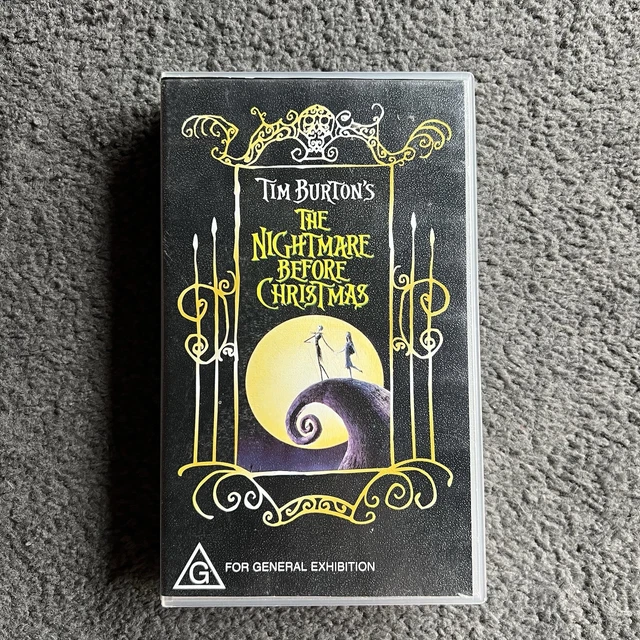 TIM BURTON S THE Nightmare Before Christmas VHS Tape 1993 AUS PRINT 29 tim-burton-s-the-nightmare-before-christmas-vhs-tape-1993-aus-print-29