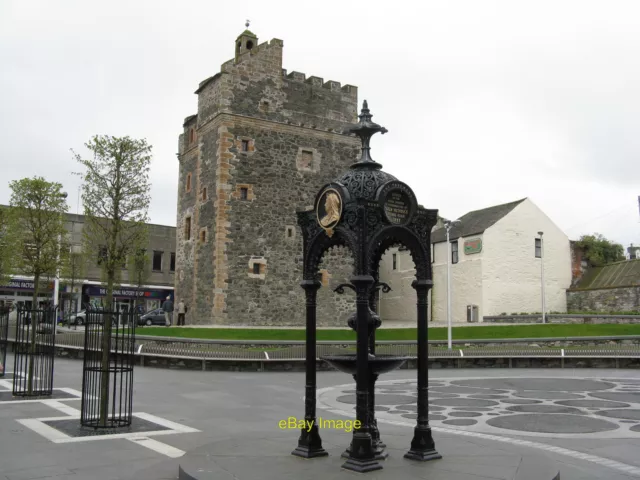 Photo 6x4 Fountain and St John's Castle Stranraer The fountain was erecte c2011