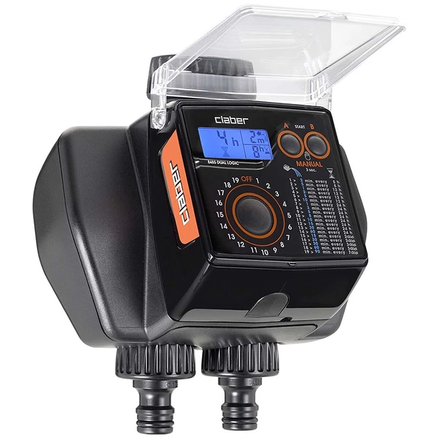 Programmatore Claber Dual Logic a 2 vie per Irrigazione | 8485