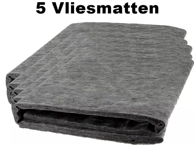 Dämmvlies 5x Matte selbstklebend  für Innenraum Dämmung Schalldämmung