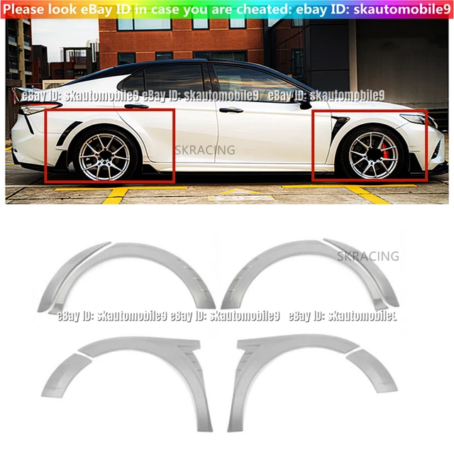 UNPAINTED WHEEL FENDER Flares Body Kit For Toyota Camry SE XSE 1822