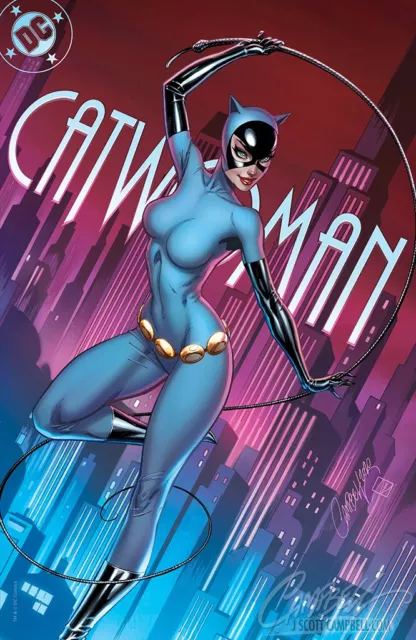 CATWOMAN 80th ANNIVERSARY J SCOTT CAMPBELL EXCLUSIVE B VARIANT NM