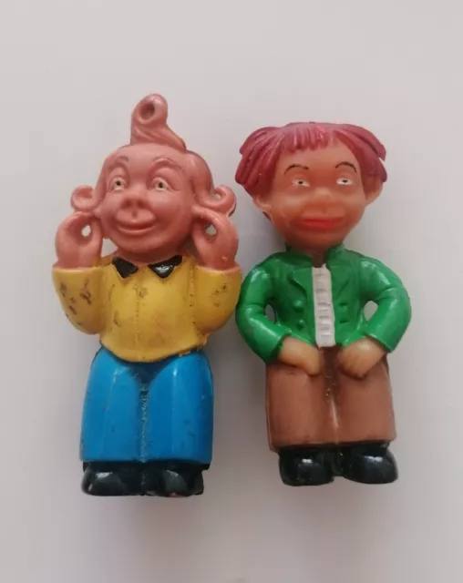 DDR Max und Moritz Gummifigur Puppe Figur Spielzeug Spielsachen Werbefigur