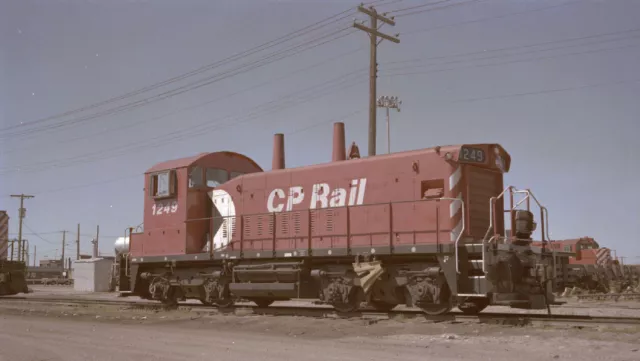 Canadian Pacific Rly.  CPR  #1249  Winnipeg, MB.  July 1985