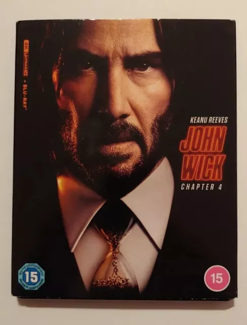 John Wick: Chapter 4 4K Ultra HD + Blu-ray, 2023, 2-Disc With Slipcover Free P&P