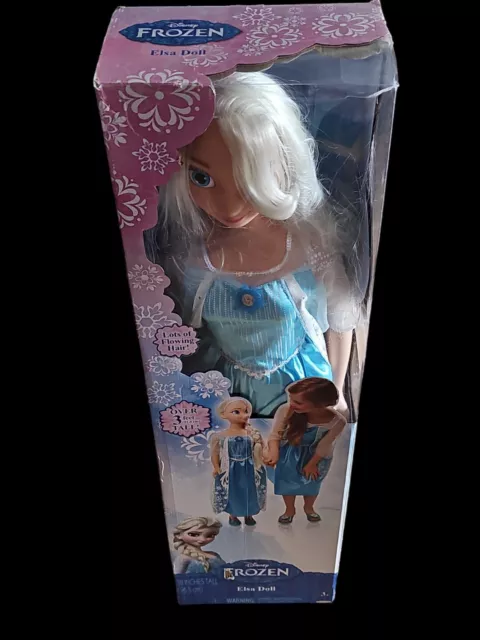 Exclusive 2014 Disney Frozen Elsa Doll Over 3 ft Tall *FREE SHIPPING*