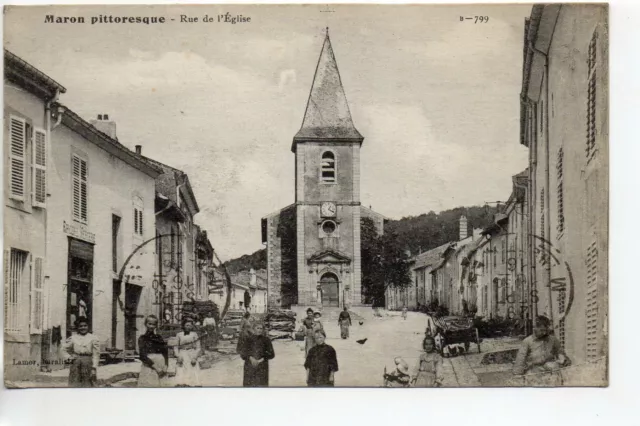 MARON - Meurthe and Moselle - CPA 54 - Church Street