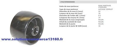 Jungheinrich GALET NU NYLON POLYAMIDE 82 60 47 14 mm JUNGHEINRICH TRANSPALETTE MANUEL PIECES 