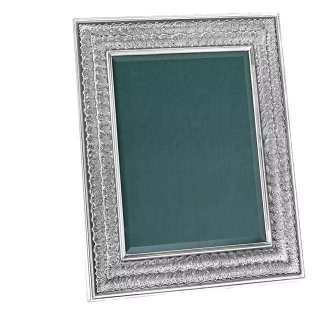 BUCCELLATI cornice doppia ROUCHE argento 925  20,5 x15,5 esterno portafoto frame