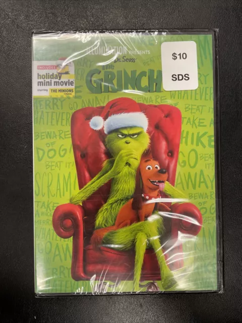 Dr. Seuss' The Grinch (DVD, 2018) Sealed Brand New