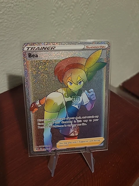 POKEMON BEA 193/185 Secret Rare Full Art Holo Vivid Voltage Card - PSA 10  100.00 - PicClick UK