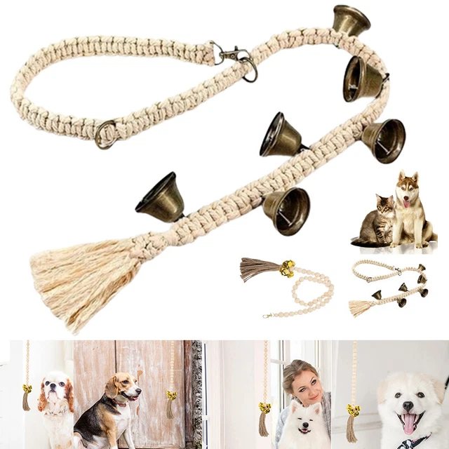 Dog Doorbells Length Adjustable Loud Dog Puppy Potty Toilet House  BellsLI