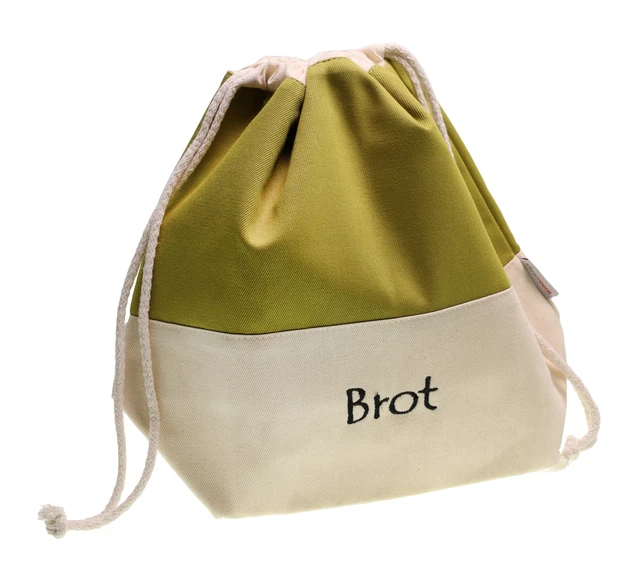 Slowroom 104 3in1 Brottasche Olive | 32x35cm | Atmungsaktiv | Baumwolle
