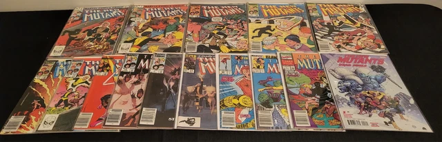 Lot of 15 - 1983-90 Marvel The New Mutants | See Pics for #'s Mixed Lot  | VF/NM