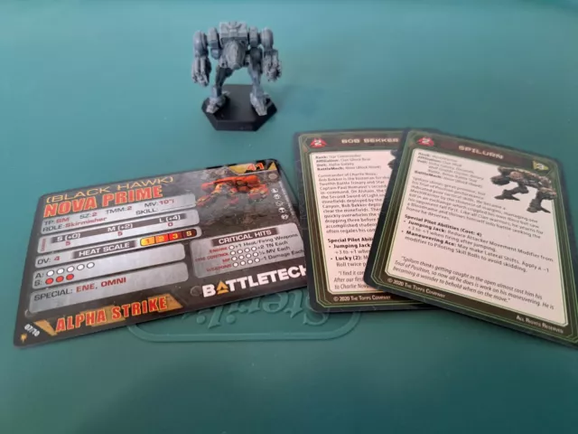 Battletech Catalyst Games Black Hawk Nova Prime Mech