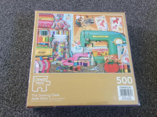 Eckstück ""Der Nähschreibtisch"" 500-teiliges Puzzle 2