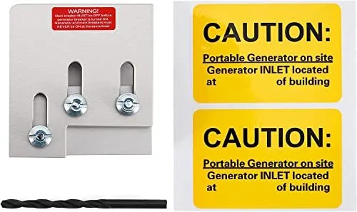 Generator Interlock Kit Compatible with Square D QO or Homeline 150 and 200 amp