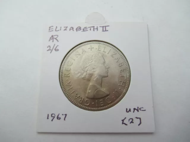 Very High Grade 1967 Half Crown Sealed in Coin Holder