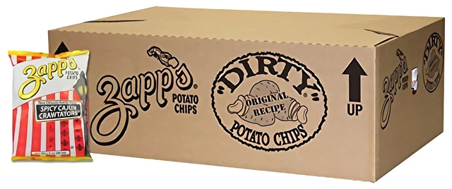 Zapp's Neuf Orleans Kettle-Style Potato Chips,Cajun Crawtator Croustillant Chips 3