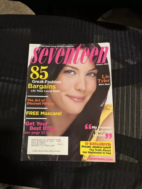 Liv Tyler cover Seventeen Magazine January 2004