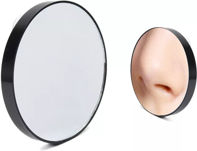 Miroir Grossissant De Poche X 10  Avec Ventouse  Maquillage Epilation