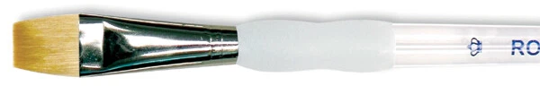 Cepillo de lavado de esmalte dorado taklon de agarre suave Royal Lannickel - 3/4" de ancho SG700-3/4