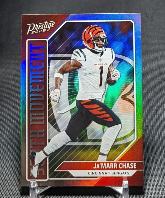 Ja'marr Chase Youth Movement Holo Foil 2023 Prestige Card #8 Cincinnati Bengals