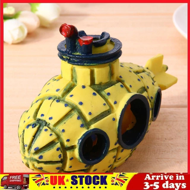 Aquarium Submarine Simulation Wreck Ornament Fish Tank Decoration