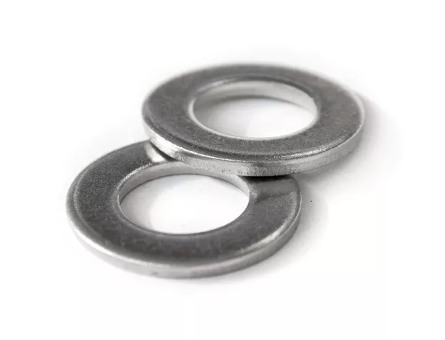 US / Inch - Stainless Steel Flat Washers, A2 (18-8) - #2 #4 #6 #8 #10 1/4" 5/16"