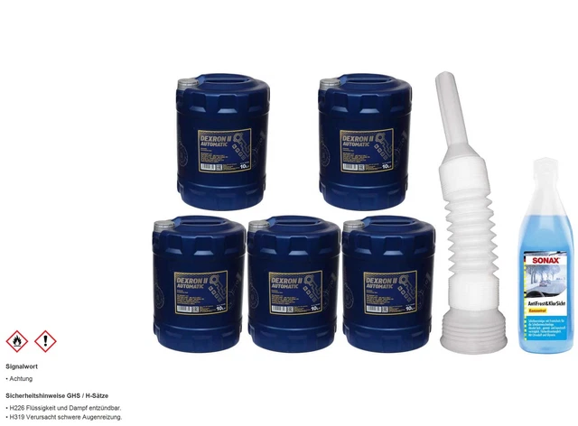 50L mannol Huile pour Boîte à Vitesse Automatique Dexron II Gear Incl.