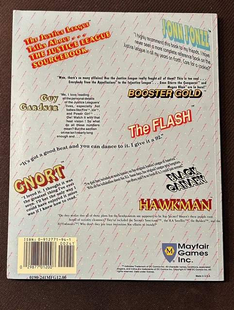 MAYFAIR DC HEROES Role Playing Game (RPG) Modules and Sourcebooks $90. ...