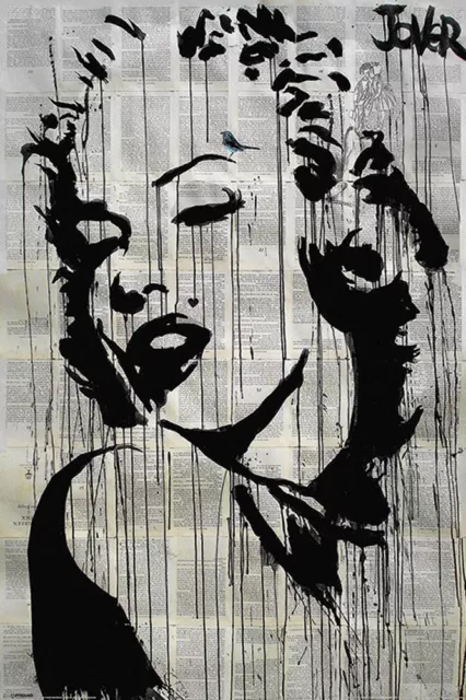 Loui Jover Icon Marilyn Monroe Street Art Collage Poster 61x91,5cm