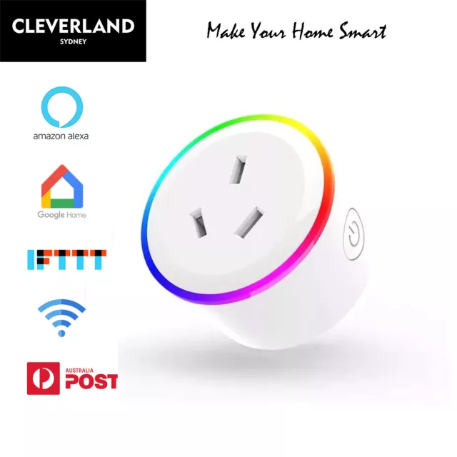 AU Smart home Wifi Plug Socket Switch Outlet Adaptor remote Alexa Google home