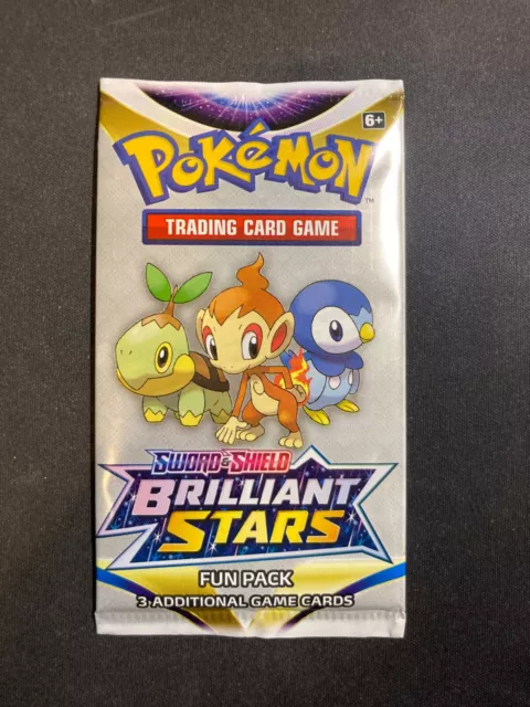 Brilliant Stars Sampling Booster Pack Pokemon card UK/US Exclusive Mint frm box