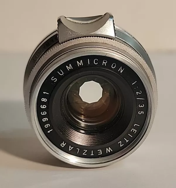 Leica 35mm f/2 Summicron Leitz Wetzlar M-Mount Lens