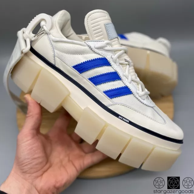 ADIDAS X IVY PARK Shoes Womens 11 Beyonce Super Sleek Platform White Blue GZ3890