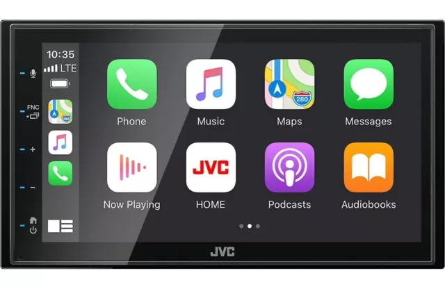 JVC KW-M560BT 6.8" Android Auto/Apple CarPlay Bluetooth USB Car Stereo Receiver