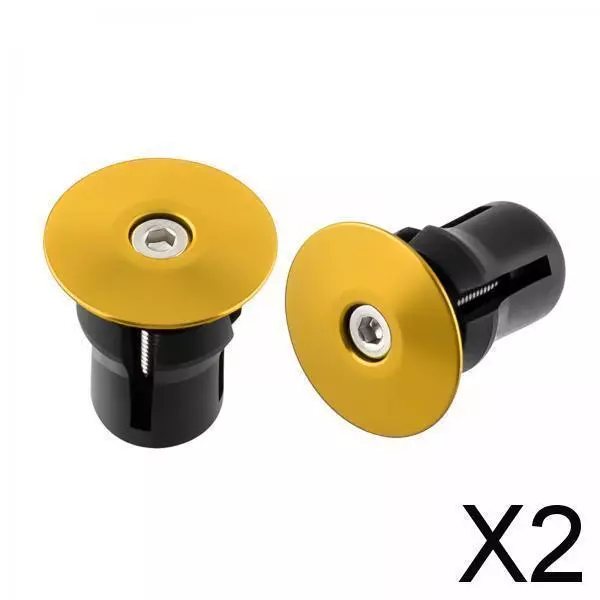 2X 2x Bouchons De Guidon De Vélo Cap Bikes Bar End Plugs For BMX