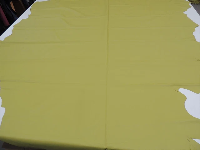 Cuero tapizado Puerto 22,71 m2 color lima piel cuero de vaca semi-anilina 1,0-1,2