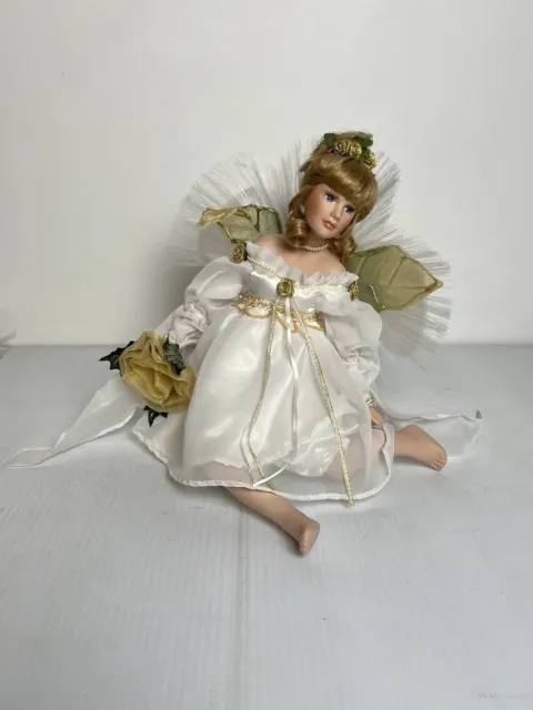 Porcelain Doll- Fiber Optic Angel Fairy Celestial- Heritage Signature Collection