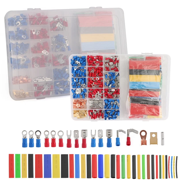 678x Bornes à sertir Electrical Wiring Butt Connectors Crimp Terminals Kits A