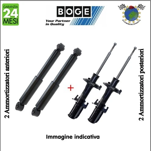 Amortisseurs Arrière à Gaz – Lot De 2, Compatibles Fiat Idea & Lancia Musa 350 1.2L à 1.9L