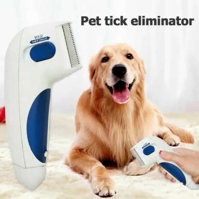 Pet Cat Dog Electric Terminator Brush Anti Removal Kill Lice Removal Cleaner Ele