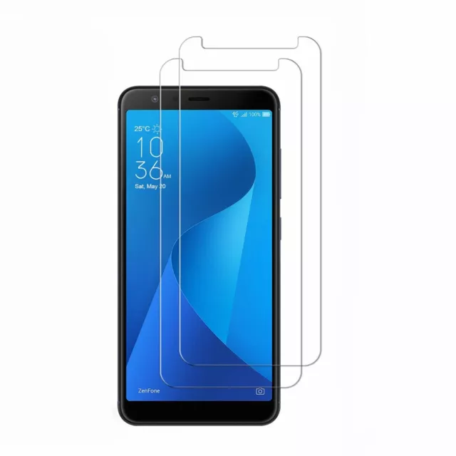 2x (Pack) PELLICOLA VETRO TEMPERATO per ASUS ZENFONE MAX PLUS (M1) ANTIURTO